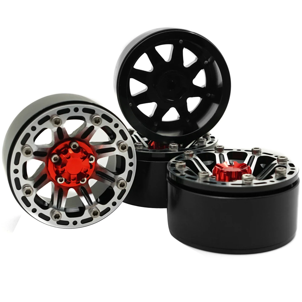 Колесные ступицы AXSPEED 1 9 дюйма металлические колесные диски для 1/10 RC Rock Crawler Axial SCX10