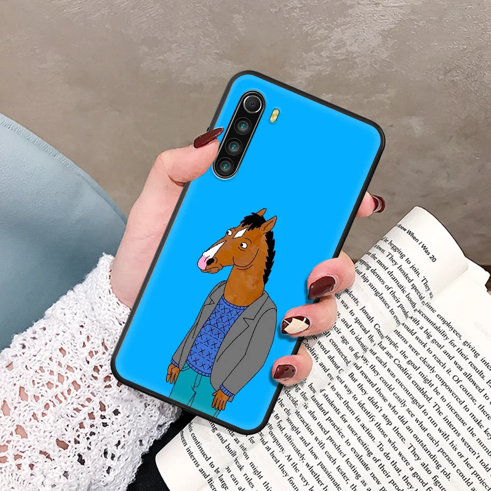 

BoJacks Horsemans Will Arnett Phone Case For Xiaomi Redmi Note 7 8 8T 9 9S 4X 7 7A 9A K30 Pro Ultra black Cover Luxury Etui