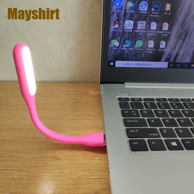 Portable USB Lamp Mini LED Flexible Book Light Bedroom Table Lamps for Mobile Power Bank PC Notebook Study Reading Night Lights | Лампы и