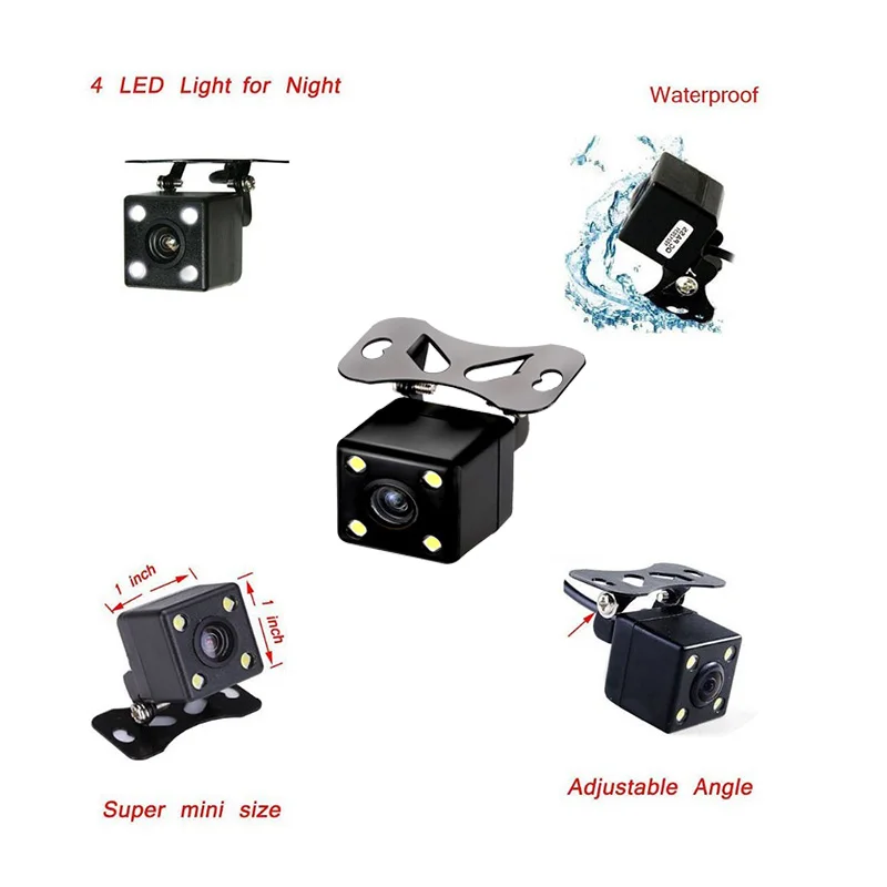 Подарок для 140 градусов ночного видения автомобиля задняя камера заднего вида