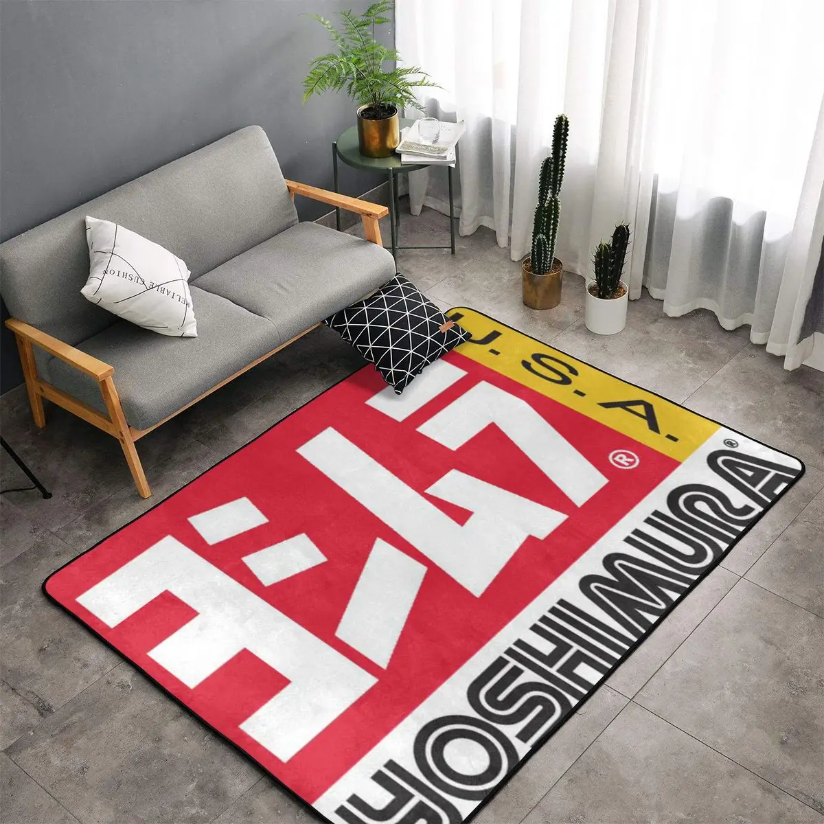 

Yoshimura 2451 Carpet Living Room Rugs 100x150cm Mandala Islam Prayer Rug Bedroom Decor