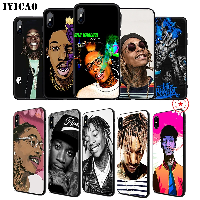 IYICAO Wiz Khalifa Rapper мягкий чехол для телефона iPhone 11 Pro XR X XS Max 6 6S 7 8 Plus 5 5S SE силиконовый TPU