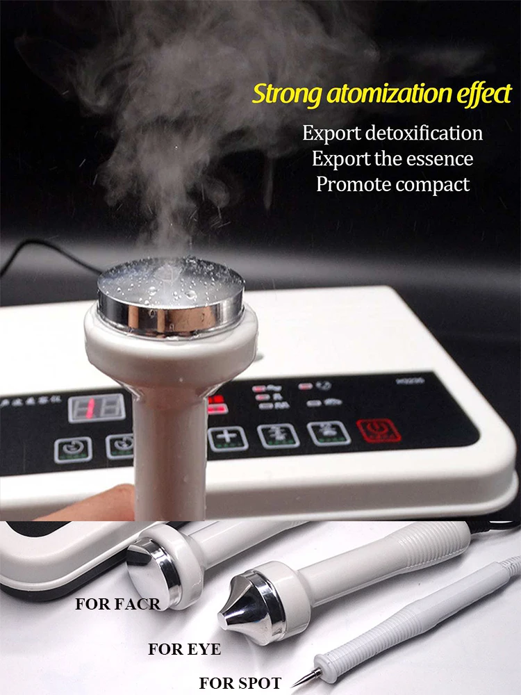 2 in 1 Ultrasonic Beauty Apparatus Eye Massager High Frequency Firming Lifting Whitening Wrinkle Rejuvenation Use For Face Body | Красота и