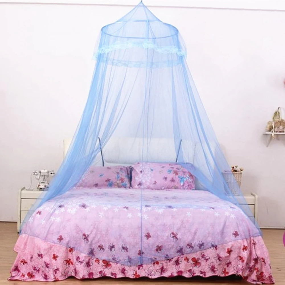 

Hanging Mosquito Net Princess Dome Bedding Canopy Foldable Bedcover for Children Kid Reading Playing Home Decoration