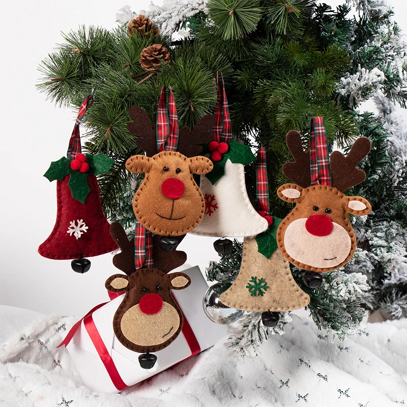 

Christmas Bell Elk Decoration Pendant Christmas Tree Pendant Christmas Ornaments
