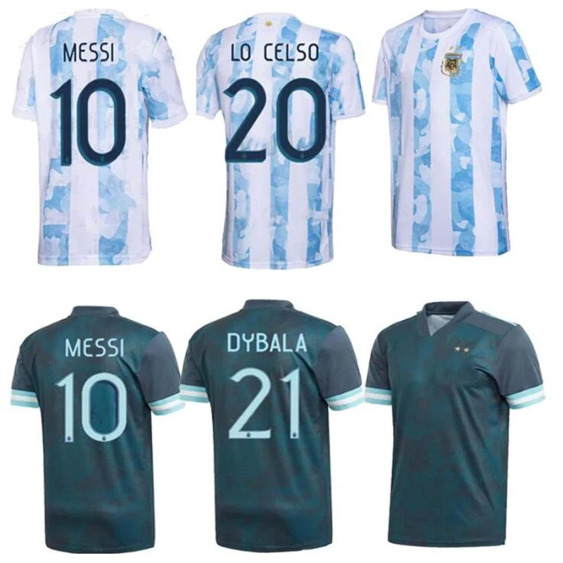 

2020 2021 Argentina Local visitante 20 21 MESSI DYBALA hombres Kits para nios Camisetas de ftbol AGUERO ICARDI Copa Amrica ca