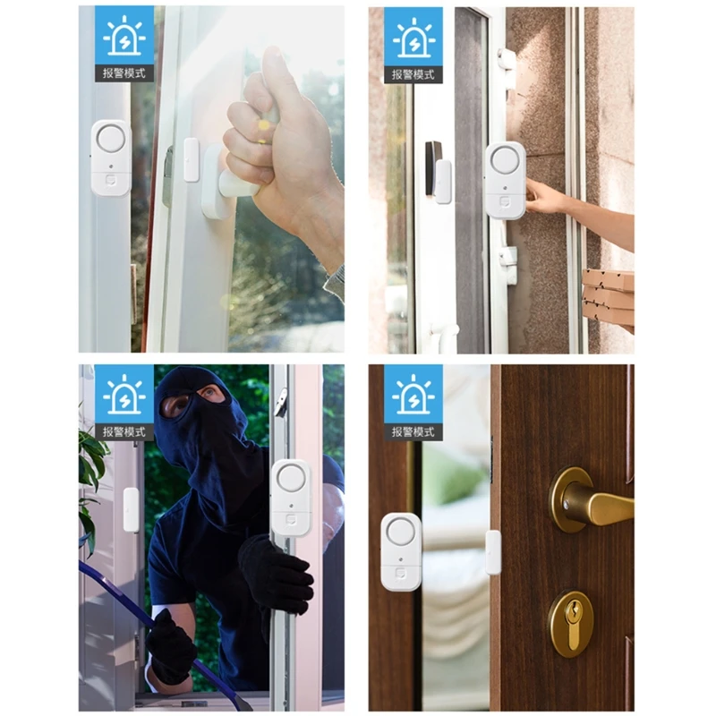 

Anti-theft Alarm Door/Window Entry Defense Magnetic Sensor Wireless Burglar Security Alarm System Battery Operated for Garage