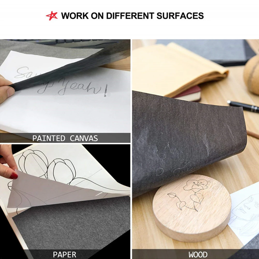 

Legible Tracing Accessories Graphite Reusable Painting Carbon Paper A4 Copy