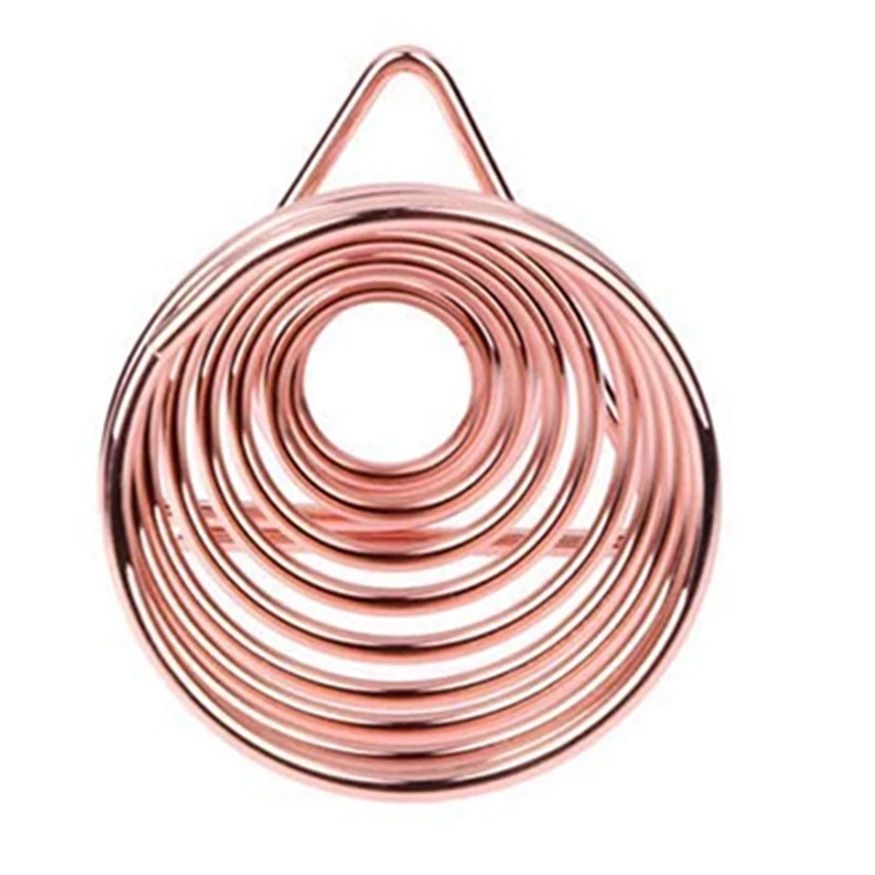 

NEW-Air Plant Overhead Planting Stand Flower Pot Plant Display Rack, Live Tropical Plants, 4 Pieces, Rose Gold