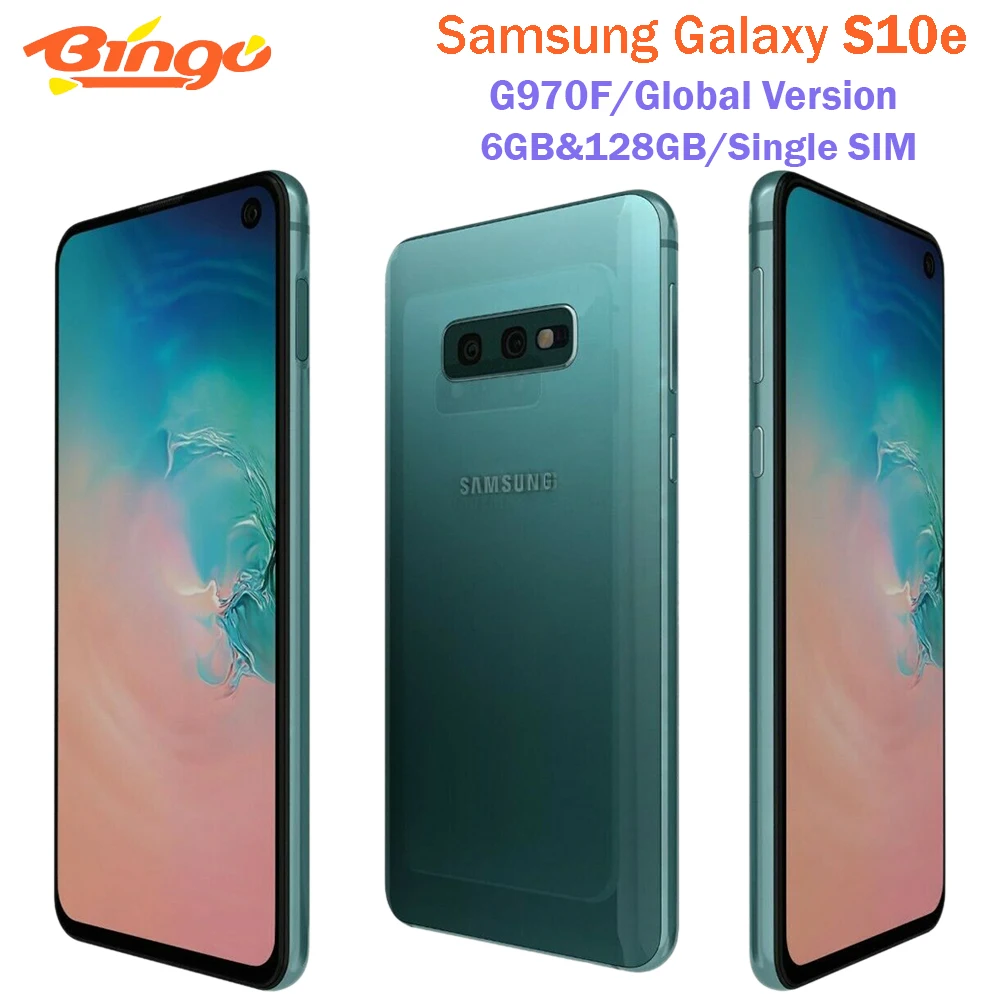 Samsung Galaxy S10e G970F телефон, восемь ядер, экран 9820 дюйма, Android  5,8, 6 ГБ ОЗУ 128 Гб ПЗУ | AliExpress