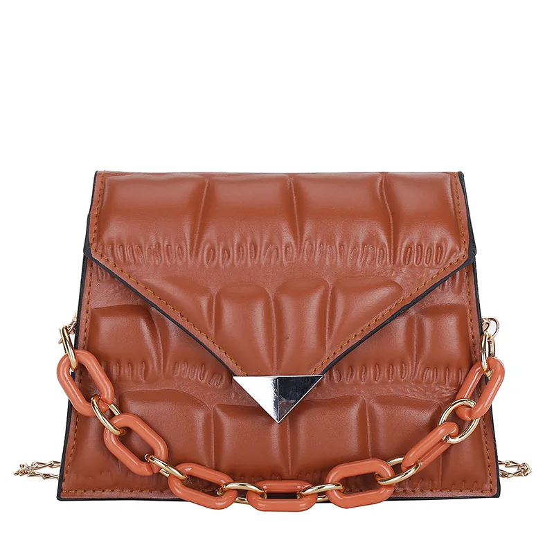 

New Woman Shoulder Bag Fashionable Simple Chain Messenger Bag High Quality Luxury Designer Handbag 2021 New Female Underarm Bag