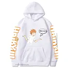 Модные толстовки Haikyuu, мужские толстовки Shoyo Hinata с длинными рукавами, повседневные мужские толстовки, спортивные костюмы, толстовки, топы