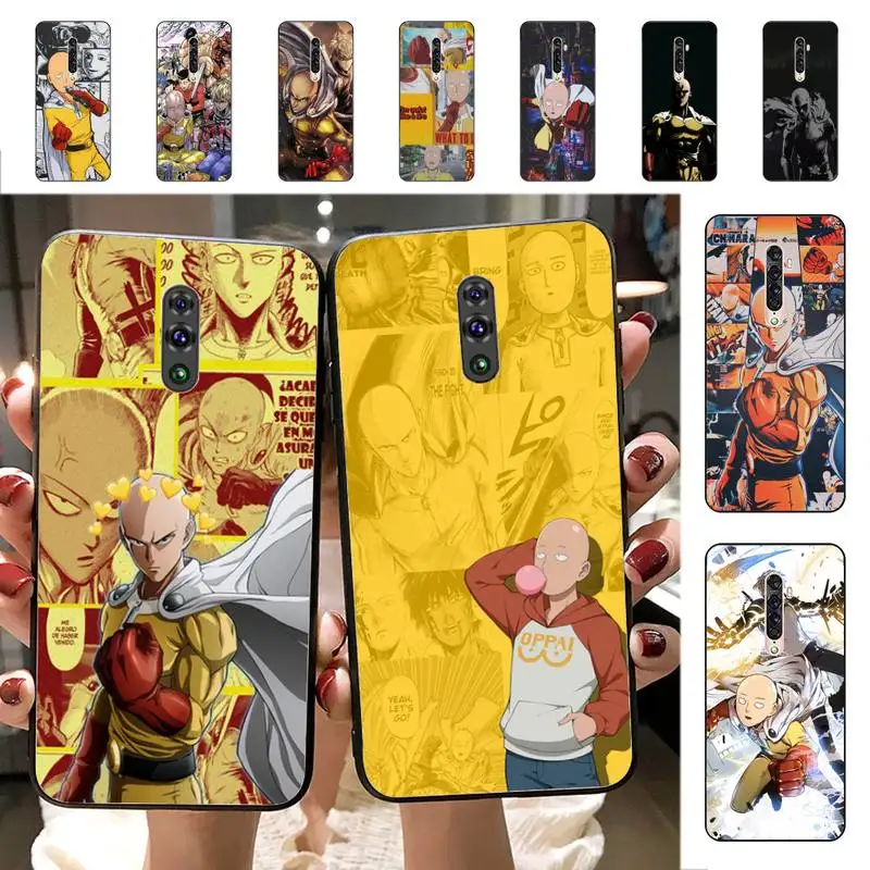 

Yinuoda One-Punch Man Phone Case for Vivo Y91C Y11 17 19 17 67 81 Oppo A9 2020 Realme c3