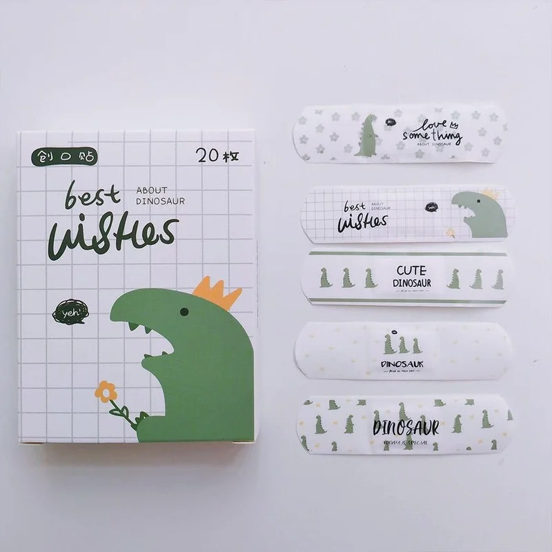 

20pcs Cute Cartoon Medical Patch Waterproof Wound Adhesive Bandages Dustproof Breathable First Band Aid Adhesive for Kids