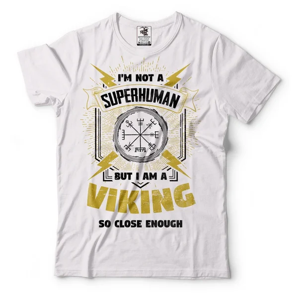 

Viking T-Shirt Superhuman T-Shirt Viking Compass Gift For Fans Gift For Brother