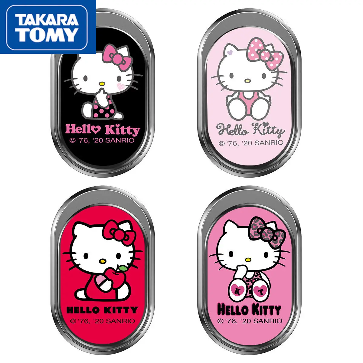 

TAKARA TOMY fashion car small hook cute cartoon Hello Kitty front steam built-in invisible home storage decoration