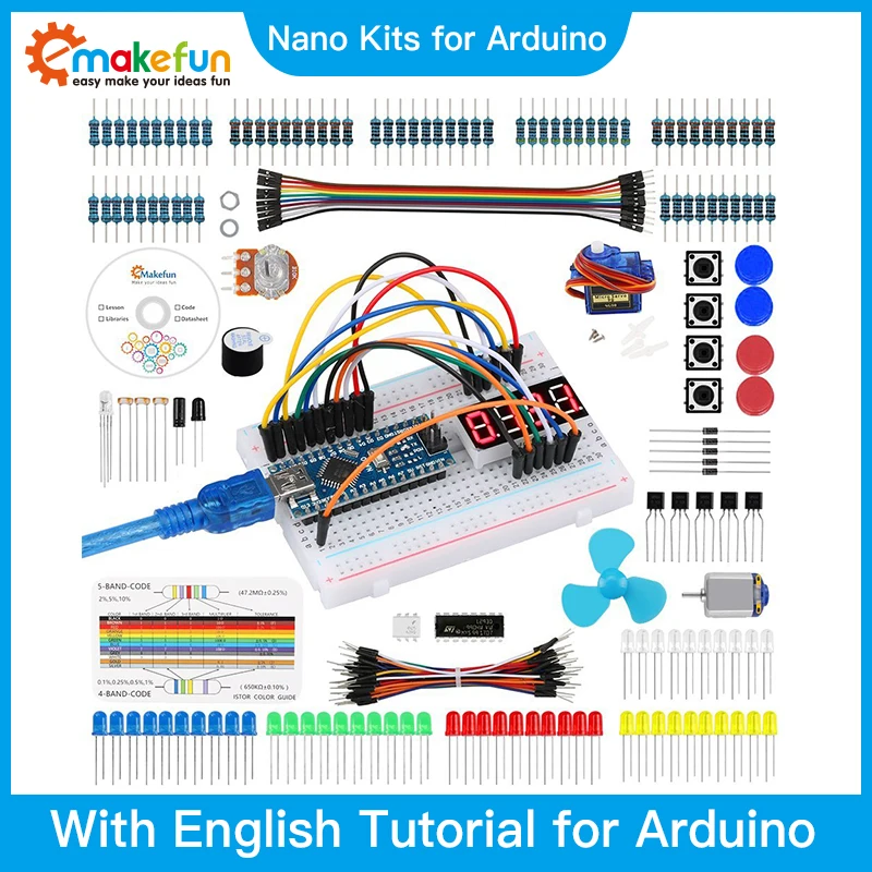 Супер Стартовые наборы Emakefun для Arduino Nan