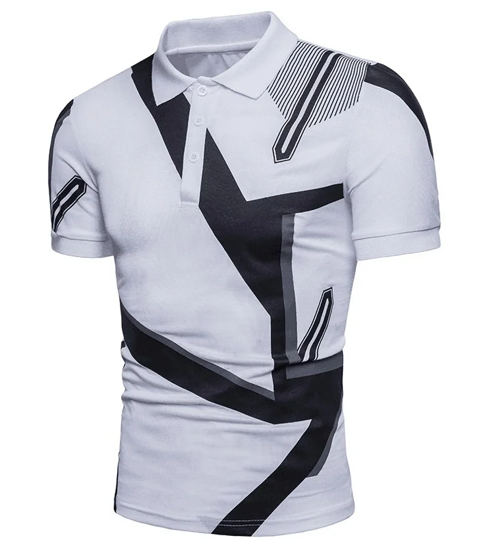 zogaa hot sale summer new men clothing 2021 brands man polo high quality casual printed polo shirts for men college street wear free global shipping