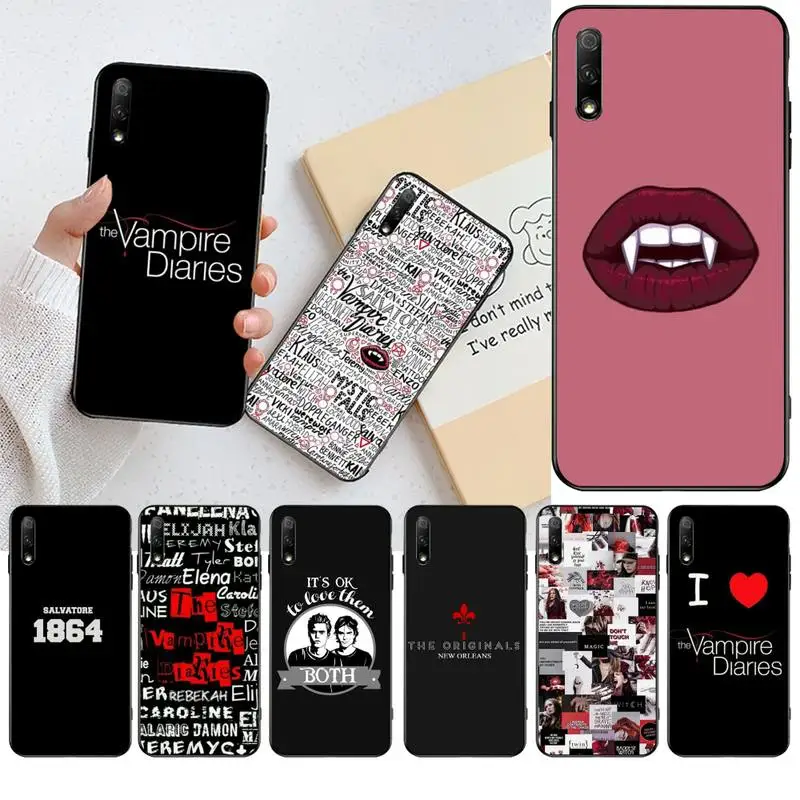Дневники вампира DIY Печать чехол для телефона Huawei Honor 30 20 10 9 8 8x 8c v30 Lite view pro|Бамперы|