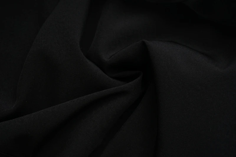 

[EAM] Women Black Lace Temperament Long Strapless Dress New Sleeveless Loose Fit Fashion Tide Spring Summer 2021 1DD5506