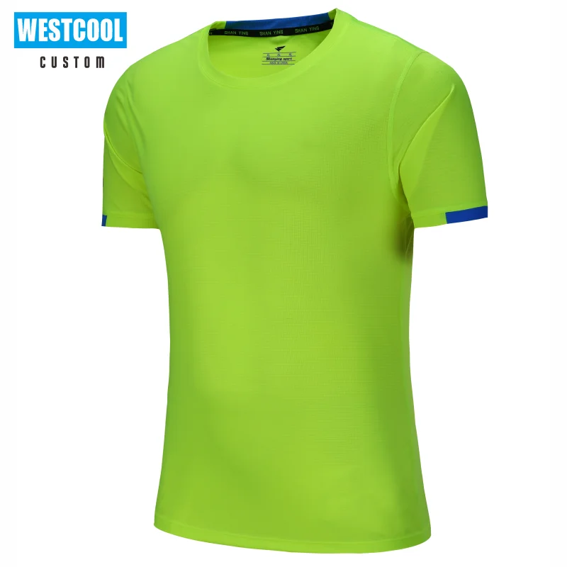 Новый Быстросохнущий полиэстер футболка с изготовленным на заказ логосом летняя