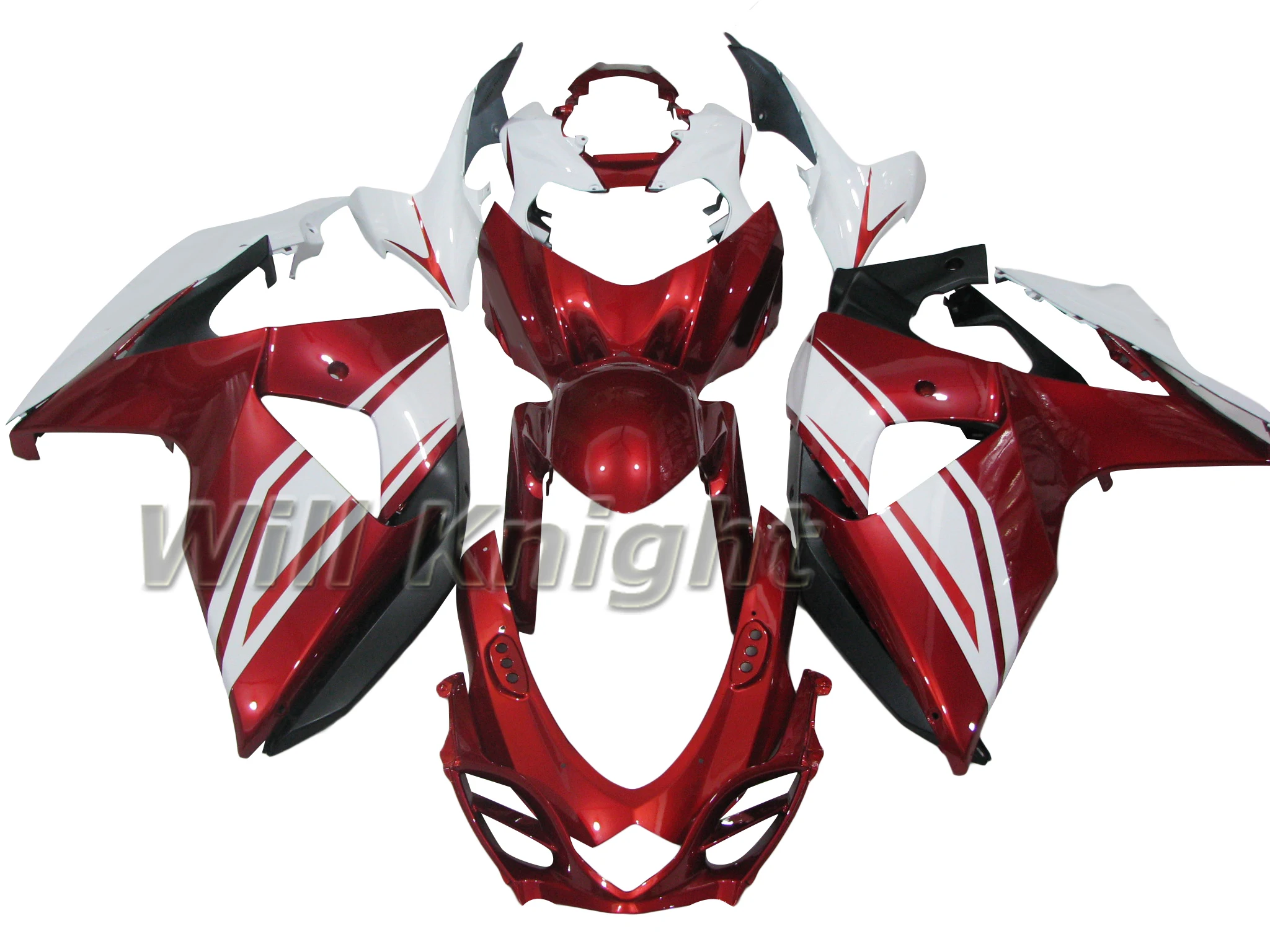 

Body Frame Kit for Suzuki GSXR1000 2009-2016 ABS Injection Mold Bodywork Fairing Kit Glossy Red White