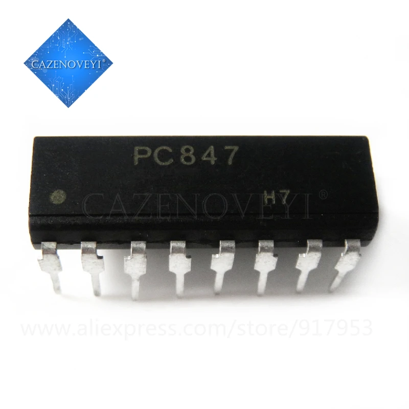 10 шт./лот PC847 847 LTV847 LTV-847 DIP-16 SMD-16 в наличии | Электронные компоненты и