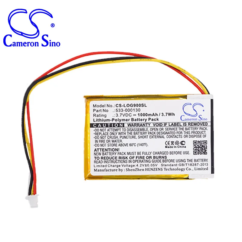 

CameronSino for LOGITECH G403 G703 G900 G903 533-000130 battery