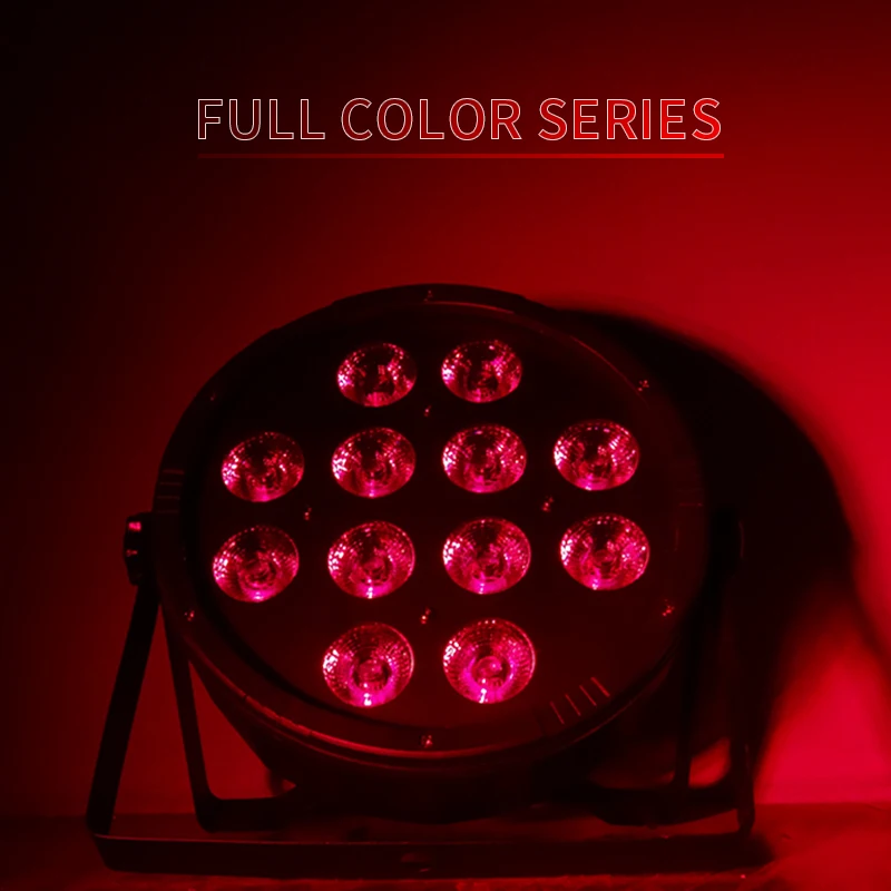 2pcs/lots 12x12W led Par lights RGBW 4in1 12*12w ABS material flat par dmx512 disco professional stage dj equipment | Освещение