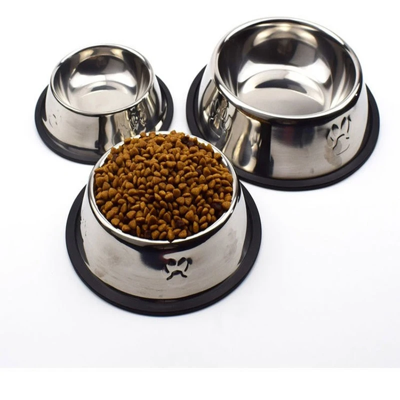 Новые миски для собак и кошек из нержавеющей стали дорожный Фидер кормления