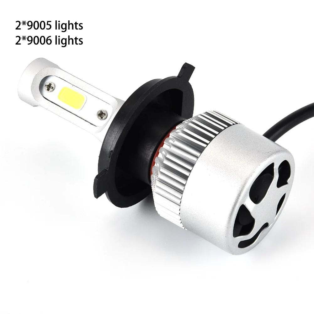 

9005/9006 36W Car Full And Low Beam Headlight 6000LM White COB LED Bulbs