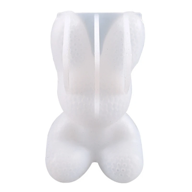 

Crystal Epoxy Resin Mold 3D Rabbit Bunny Desktop Ornament Casting Silicone Mould 83XF