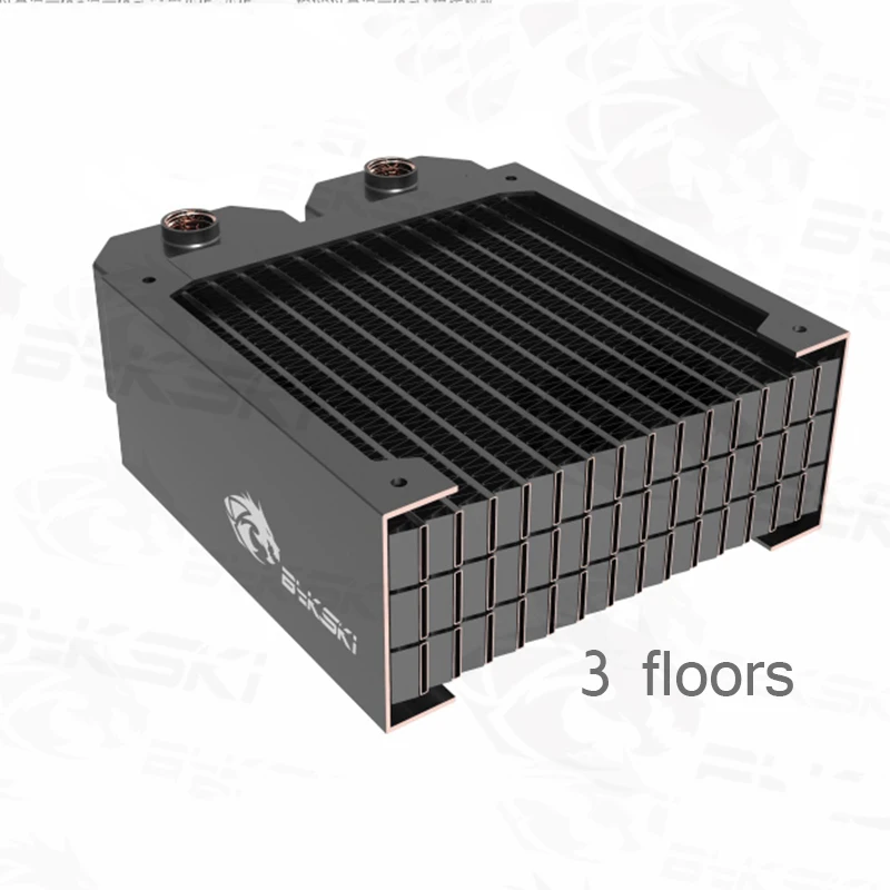 Радиатор Bykski из чистой меди 480 трехслойный водный радиатор с водяным охлаждением