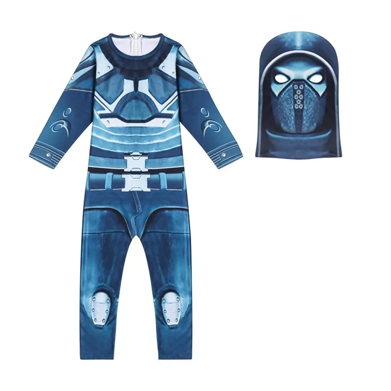 Костюм для косплея мальчиков с вороном украшение кожи Детский комбинезон