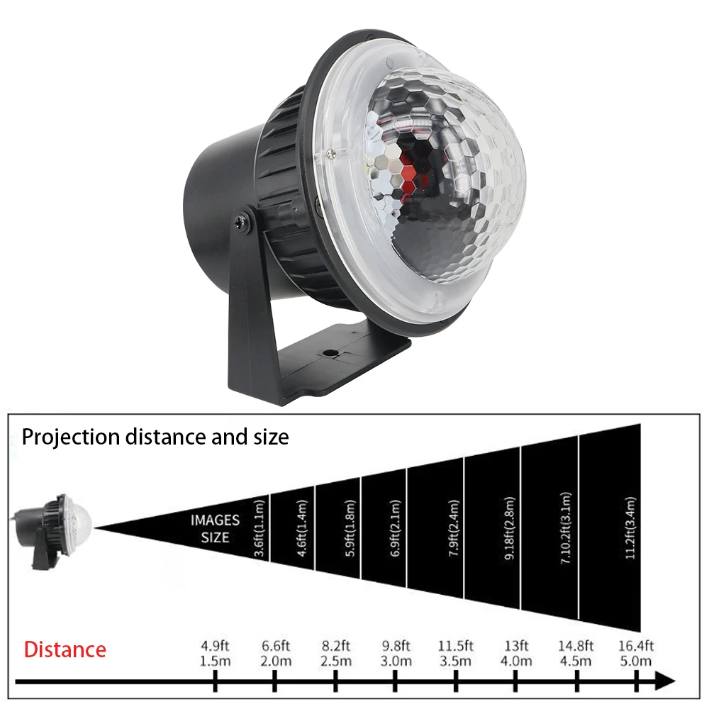 Мини-хрустальный магический шар Снежная Снежинка уличные Вечерние огни с