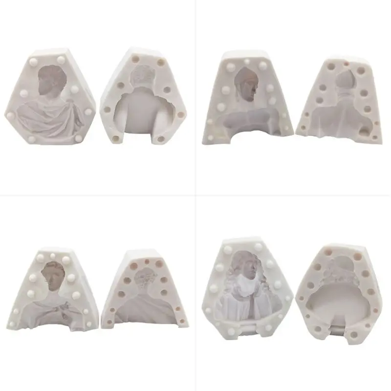 

Great Artist Figure Head Plaster Cast Silicone Mold Resin Casting Art Craft Mold