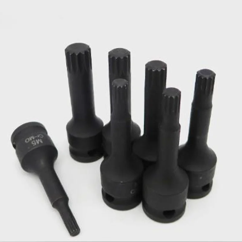 8 шт. 1/2 дюйма/набор головок привода ударный шестигранный ключ M5-M18 набор ручных