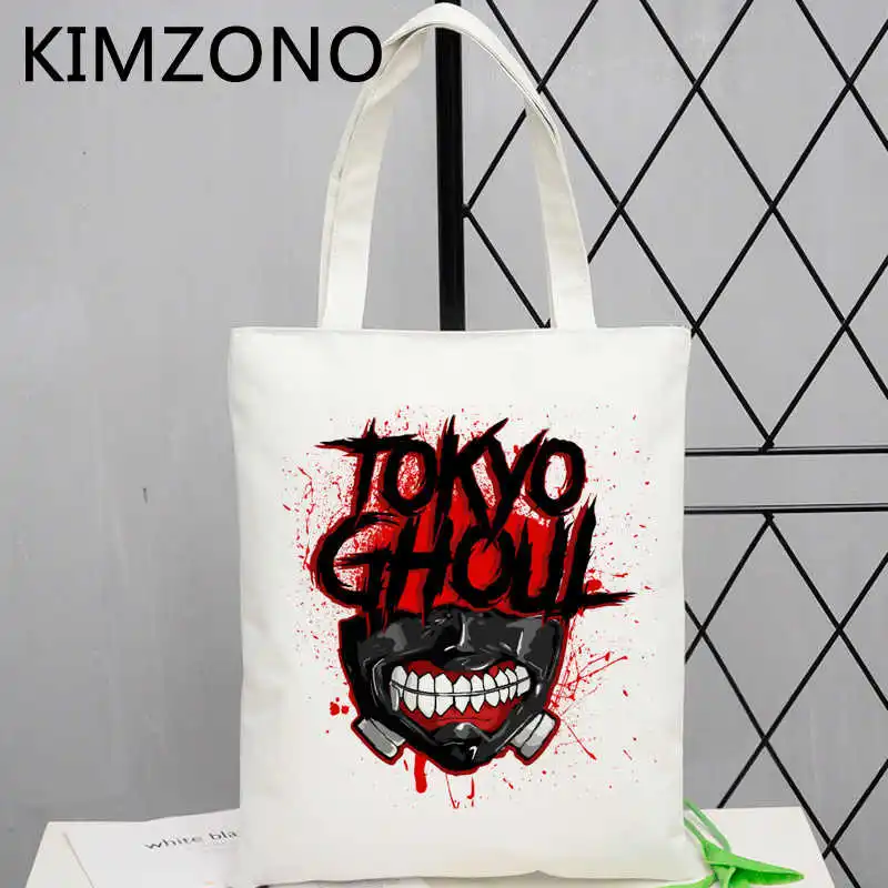 

Tokyo Ghoul shopping bag shopper tote bolso eco bag reciclaje bolsas ecologicas bolsas reutilizables foldable sacolas