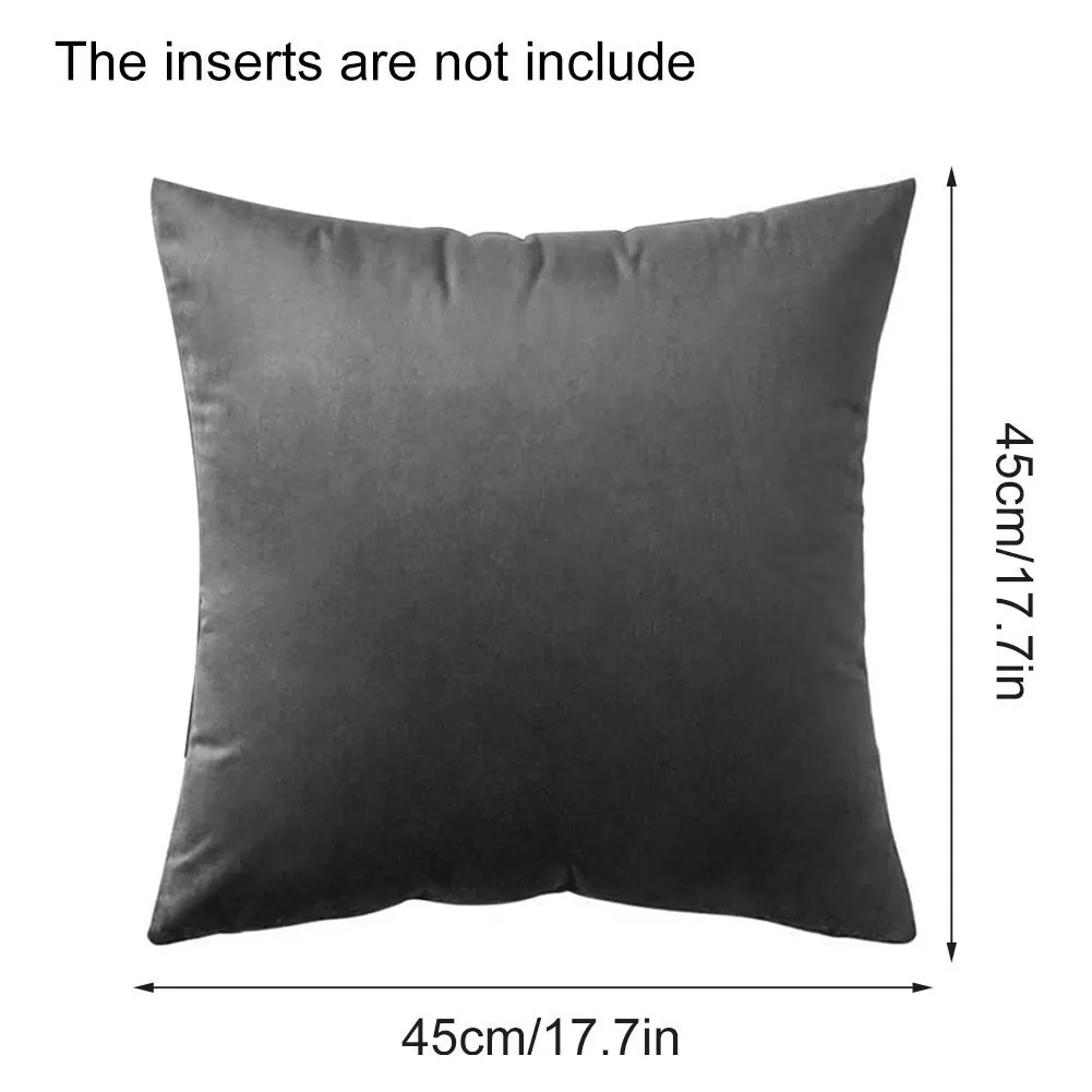 

Cushion Cover Throw Pillow Case Velvet Square Pillow Cover Decorative Pillows Cushion Cover 45x45 Home Decor Room Pillow Cases
