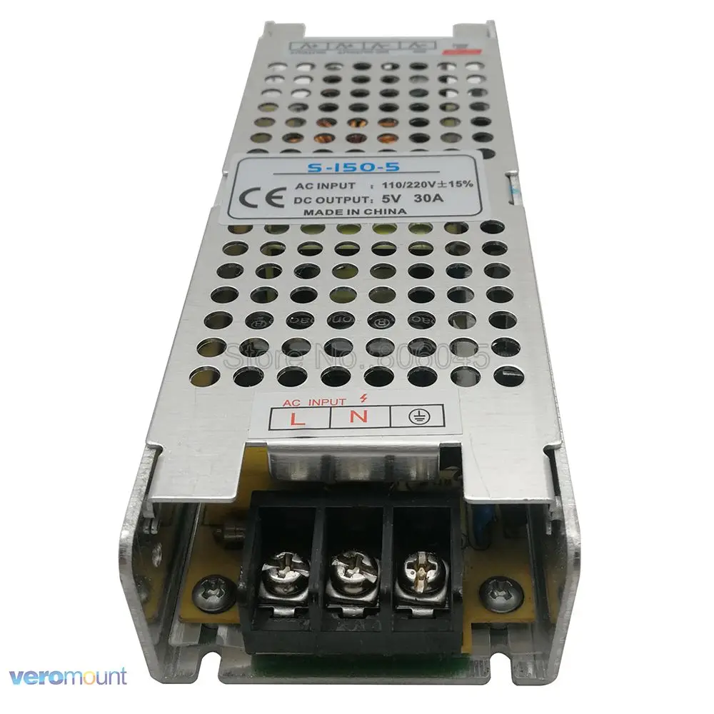 Ультра тонкий переключатель Питание DC 5V трансформаторы AC220V для DC5V 4A 20A 30A 40A 60A светодиодный драйвер преобразователя для Светодиодный полоски