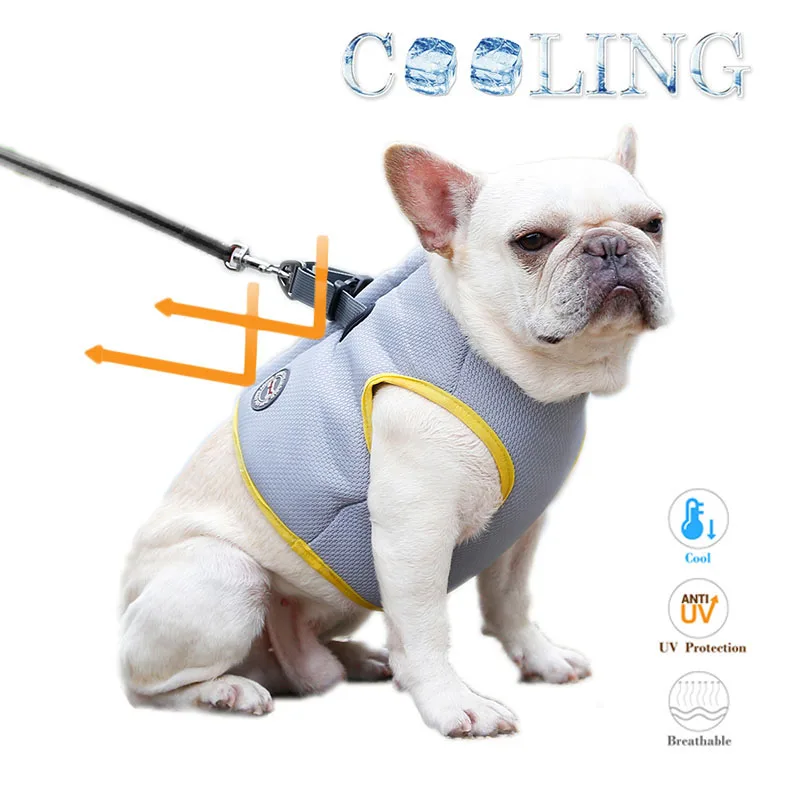 

Dog Summer Cooling Vest Harness Adjustable Mesh Dog Cooling Harness Coat For Small Medium Large Dogs Chaleco Perro Pet Supplies