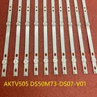 10 шт. светодиодный Подсветка полосы для акаи AKTV505 NES0NS 50F570T2 TI4910D светодиодный DS C50ANSMT-4K DS50M73-DS07-V01 DSBL-WG 2W2006-DS50M7301-01