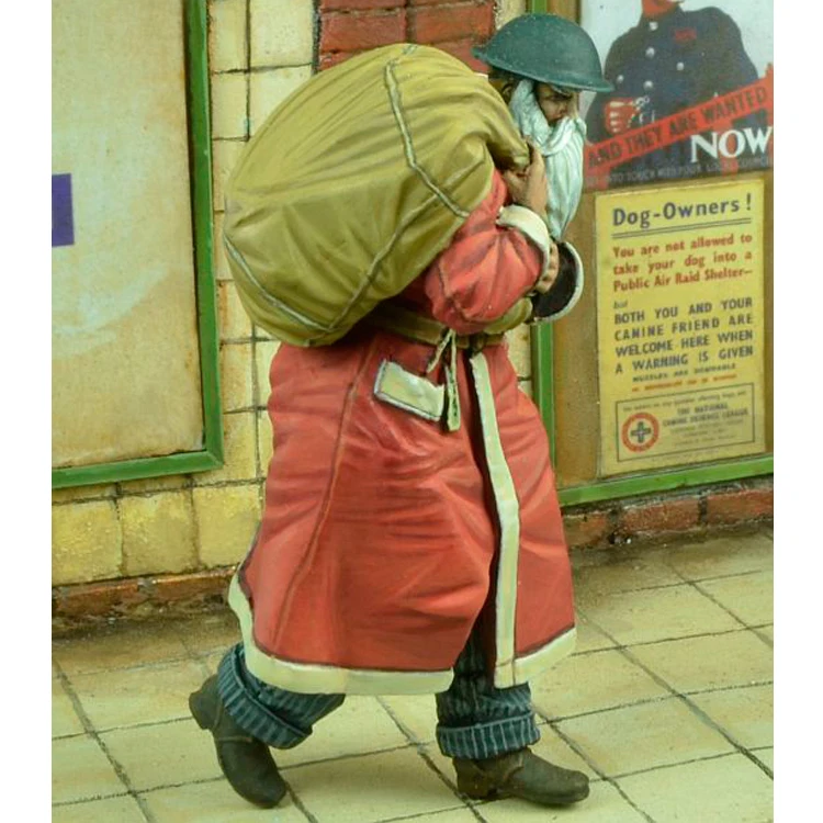 1/35 Британский/Немецкий Санта-Клаус модель 1945 года смола фигура солдат ГК военная