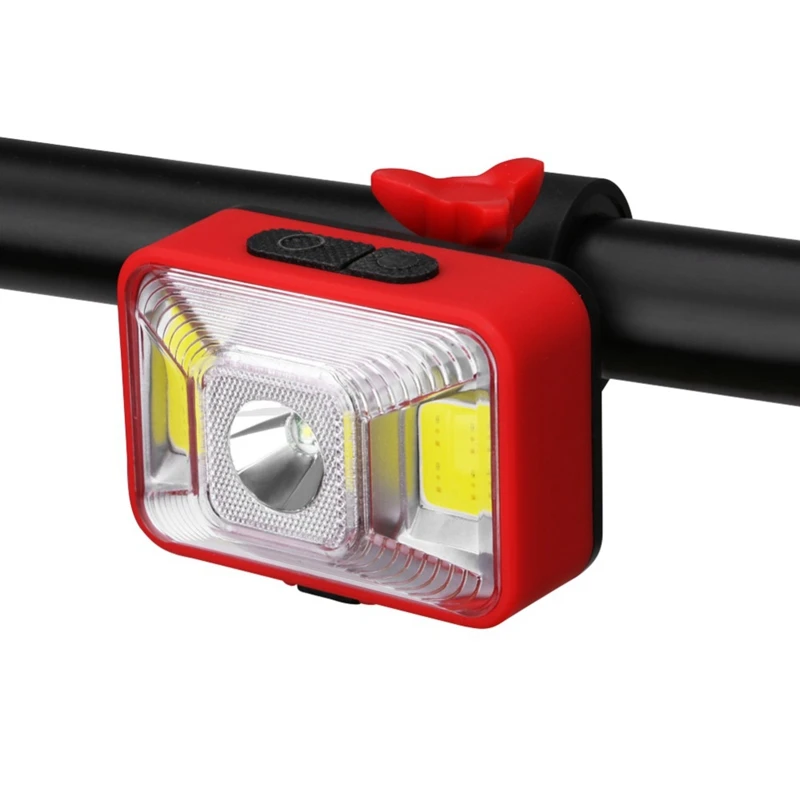 1xXpe +2xCob Headlight 5 Modes Of Light Lamp Ipx5 Waterproof 60 Degrees Adjustable Built-In Rechargeable Battery Use Usb Charge | Спорт и