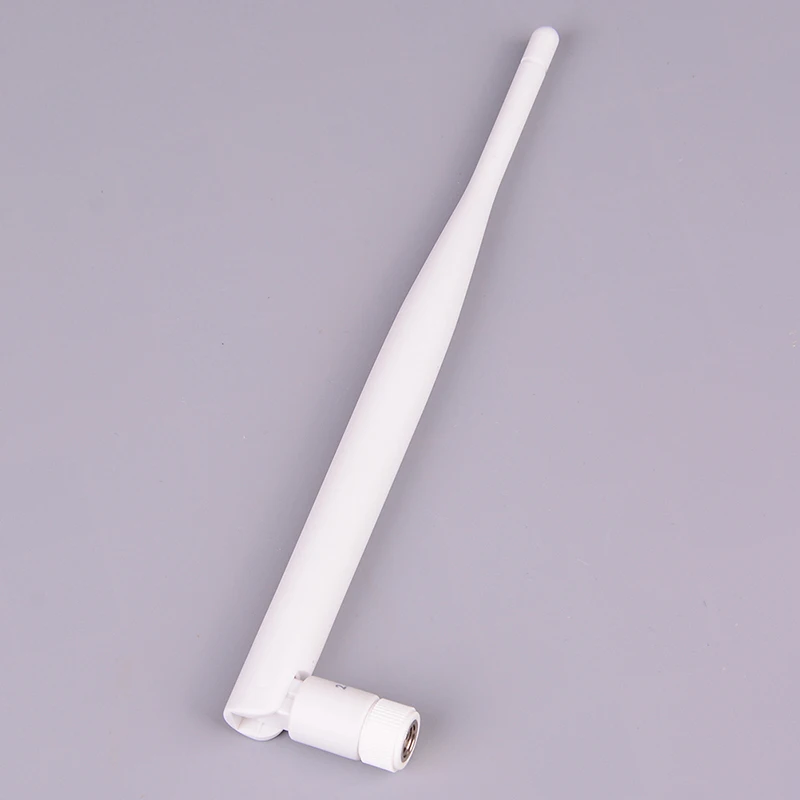 

2.4GHz White WiFi Antenna 5dBi Aerial RP SMA Male Connector 2.4g for huawei router Communications Antennas