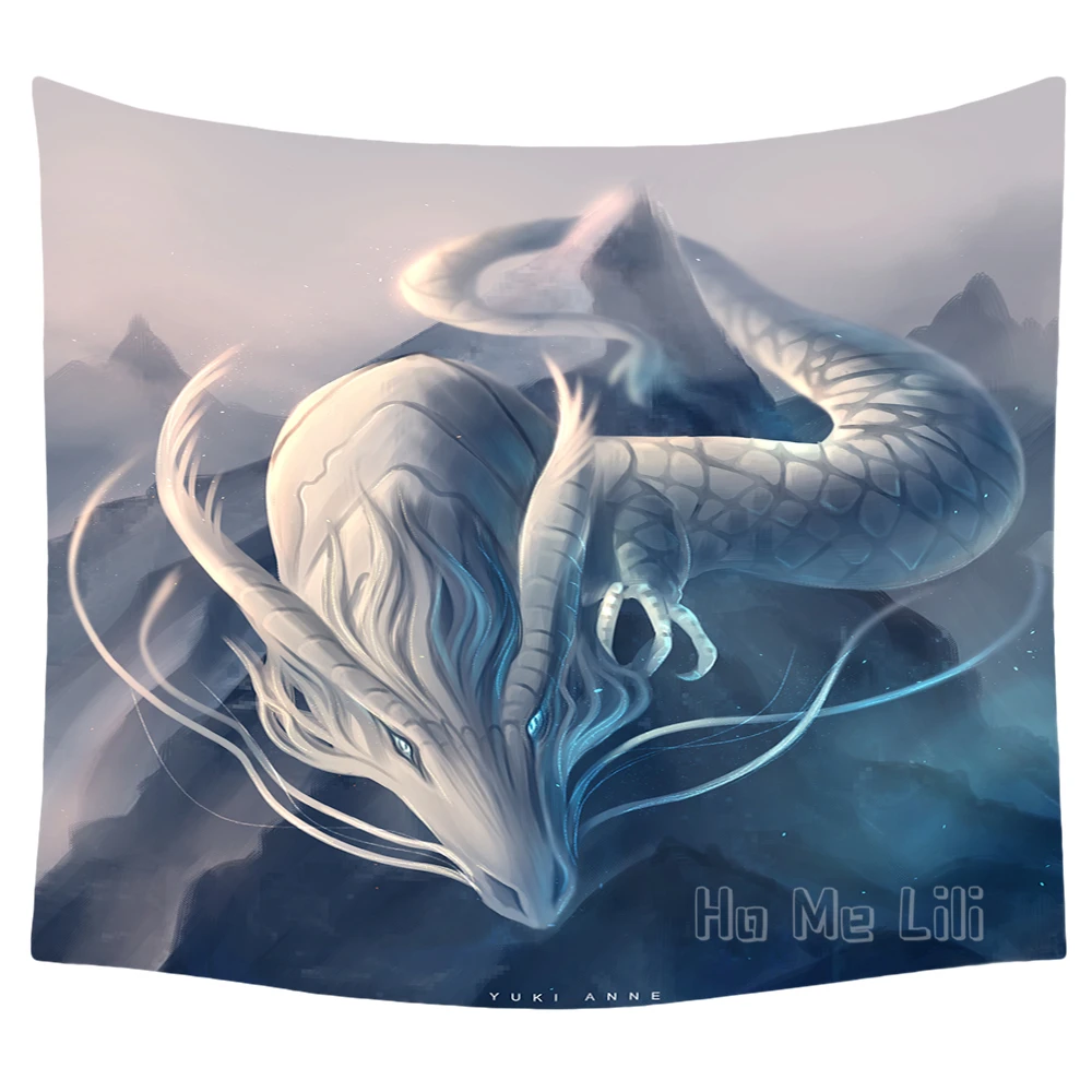 Wind Dragon Halloween Fantasy Tapestry Hanging On Indoor Home Wall