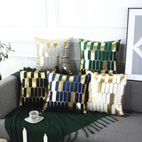 4545 nordic home decor pillow cover geometry stripe living room decorative polyester cushion cover outdoor pillow case 40747