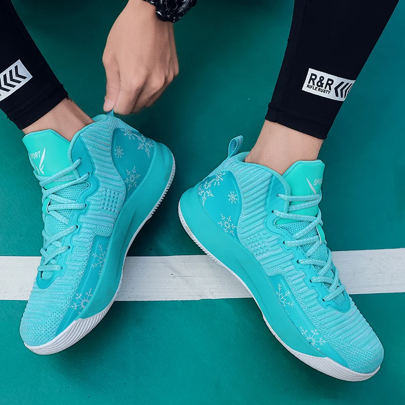Basketball Shoes Men Air Mesh Sneakers High-top Zapatillas Hombre Deportiva Outdoor Hype Basket Kyrie Zapatos Tenis | Спорт и