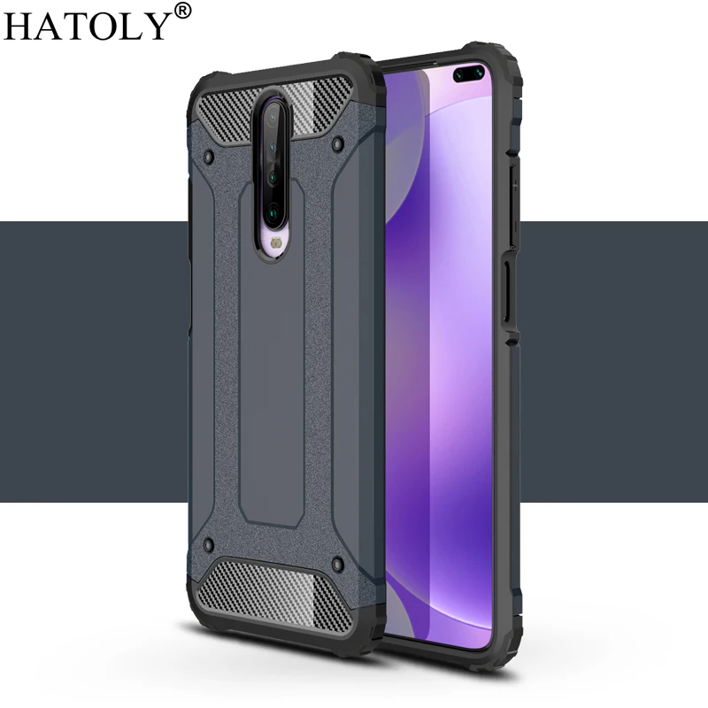 Для Xiaomi Mi A3 чехол Poco X2 Redmi K30 противоударный бампер прочная Броня задняя крышка