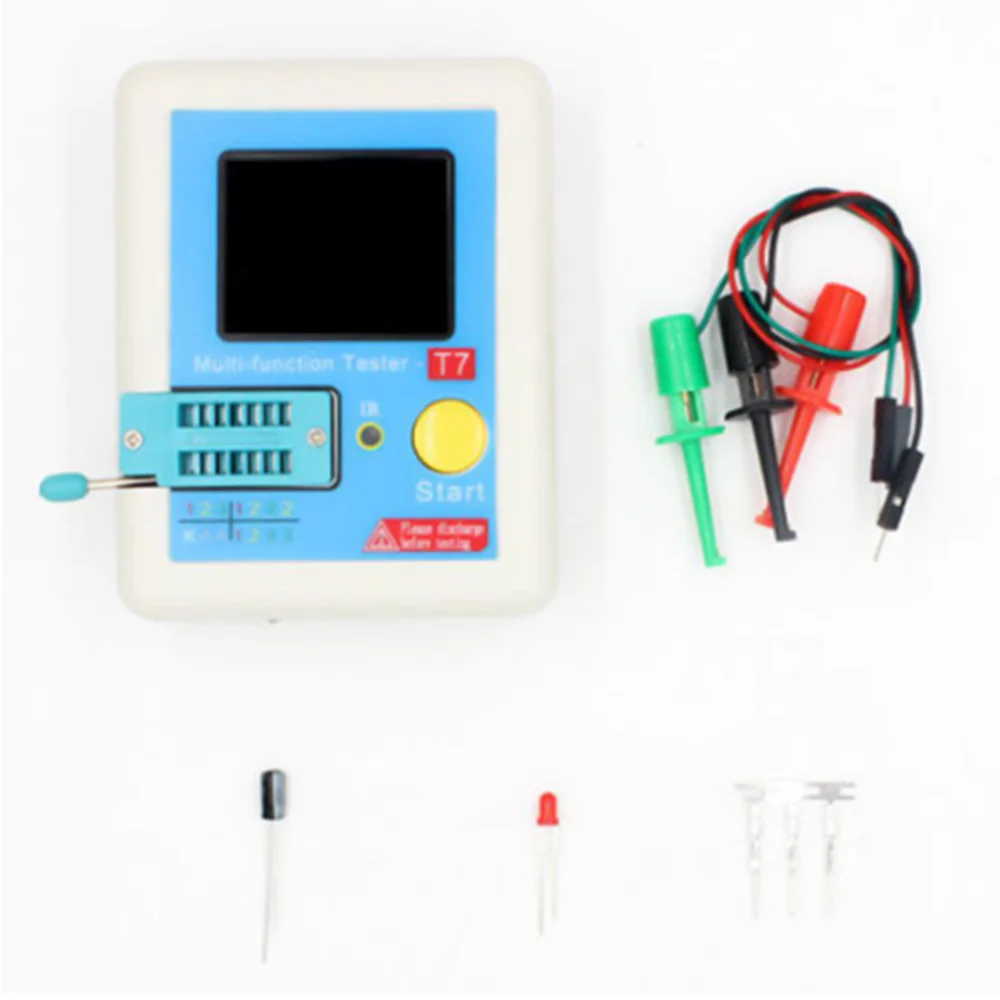 Новый тестер транзисторов TFT диодный триодный измеритель емкости LCR ESR NPN PNP MOSFET IR